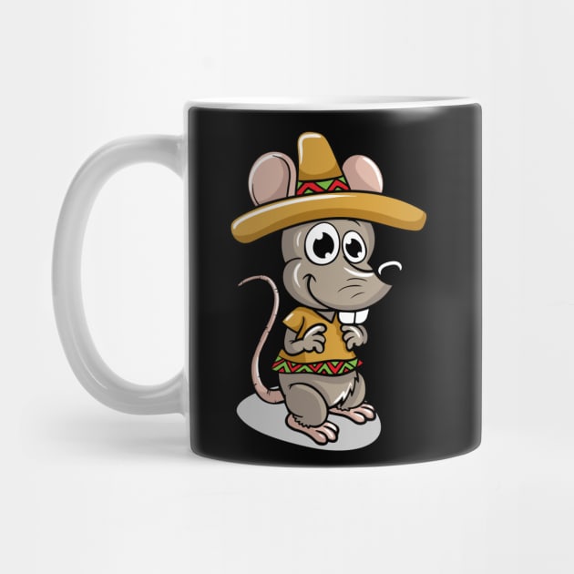 Cute Mexican Mouse by LetsBeginDesigns